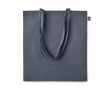 Sac écologique en coton organique couleur bleu