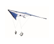 Cerf-volant personnalisable couleur bleu roi