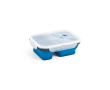 Boîte repas avec 2 compartiments couleur bleu