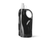 Gourde souple pliable avec 3 couches couleur noir