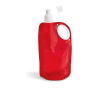 Gourde souple pliable avec 3 couches couleur rouge
