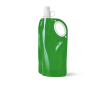 Gourde souple pliable avec 3 couches couleur vert