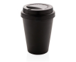 Mug avec couvercle personnalisable couleur noir