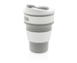 Mug takeaway pliable pour voyage couleur gris
