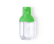 Flacon de gel hydroalcoolique coloré couleur vert