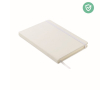 Carnet à couverture rigide antibactérien couleur blanc