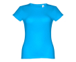 T-shirt personnalisable pour femme 150 g/m2 couleur cyan
