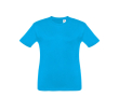 Tee-shirt personnalisable pour enfant unisexe couleur cyan