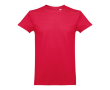 T-shirts floqués pour entreprise 190 g/m2 couleur rouge