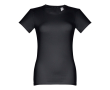 T-shirt blanc classique à col rond 190 g/m2 couleur noir