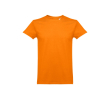 T-shirt avec logo pour enfant en coton 190g/m2 couleur orange