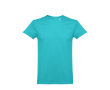 T-shirt avec logo pour enfant en coton 190g/m2 couleur turquoise