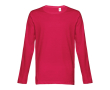 T-shirt publicitaire avec manches longues couleur rouge