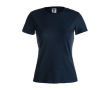 T-shirt blanc en coton épais 180 g/m2 couleur bleu foncé