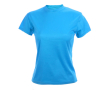 T-shirt technique imprimé avec le logo couleur bleu ciel