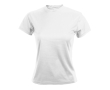 T-shirt technique imprimé avec le logo couleur blanc