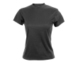 T-shirt technique imprimé avec le logo couleur noir