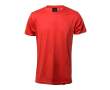 T-shirt personnalisé écologique RPET 135g/m2 couleur rouge