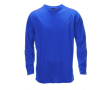 T-shirt unisexe à manches longues 135 g/m2 couleur bleu