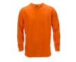 T-shirt unisexe à manches longues 135 g/m2 couleur orange