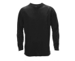 T-shirt unisexe à manches longues 135 g/m2 couleur noir