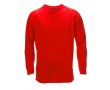 T-shirt unisexe à manches longues 135 g/m2 couleur rouge