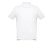 Polo floqué pas cher 195 g/m2 couleur blanc