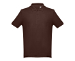 Polo floqué pas cher 195 g/m2 couleur marron