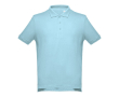 Polo floqué pas cher 195 g/m2 couleur bleu pastel