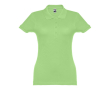 Polo avec logo entreprise femme 195 g/m2 couleur vert clair