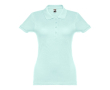Polo avec logo entreprise femme 195 g/m2 couleur vert menthe