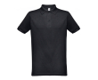 Polo logoté pour entreprise 200 g/m2 couleur noir