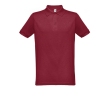 Polo logoté pour entreprise 200 g/m2 couleur bordeaux