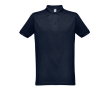 Polo logoté pour entreprise 200 g/m2 couleur bleu marine