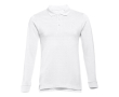 Polos brodés personnalisés 210 g/m2 couleur blanc