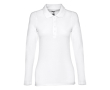 Polo imprimé avec manches longues 210 g/m2 couleur blanc