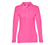 Polo imprimé avec manches longues 210 g/m2 couleur fuchsia