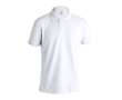 Polo personnalisable avec le logo 180 g/m2 couleur blanc