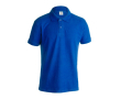 Polo personnalisable avec le logo 180 g/m2 couleur bleu