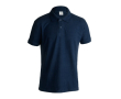 Polo personnalisable avec le logo 180 g/m2 couleur bleu marine