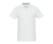 Polo écologique en tissu bio certifié 220 g/m2 couleur blanc