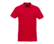 Polo écologique en tissu bio certifié 220 g/m2 couleur rouge