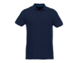 Polo écologique en tissu bio certifié 220 g/m2 couleur bleu marine