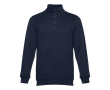 Pulls avec fermeture éclair 1/4 320 g/m² couleur bleu marine