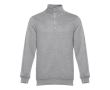 Pulls avec fermeture éclair 1/4 320 g/m² couleur gris