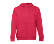 Veste à capuche personnalisable 320 g/m2 couleur rouge