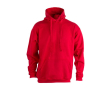 Sweat personnalisé avec capuche 280g/m2 couleur rouge