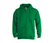 Veste à capuche personnalisée 280g/m2 couleur vert