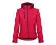 Veste imprimée résistante à l'eau couleur rouge