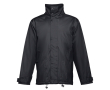 Parka imprimée unisexe imperméable couleur noir